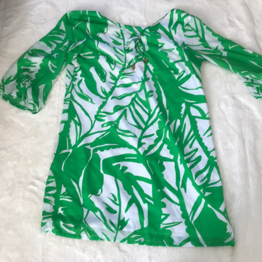 Lily Pulitzer @ Target green and white shift dress